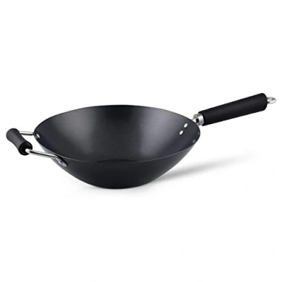 Image of Ken Hom Excellence 31cm Non Stick Carbon Steel Wok