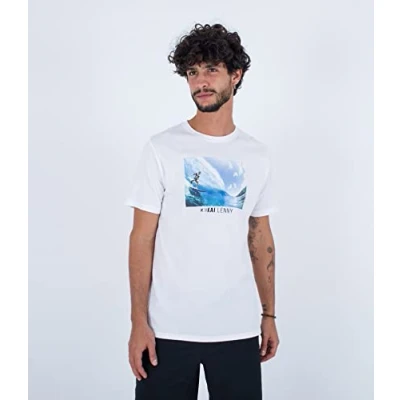 Image of Hurley Men&#039;s Evd Kai Lenny S/S T Shirt, White, M