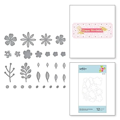 Image of Spellbinders Mini Blooms and Sprigs, METAL