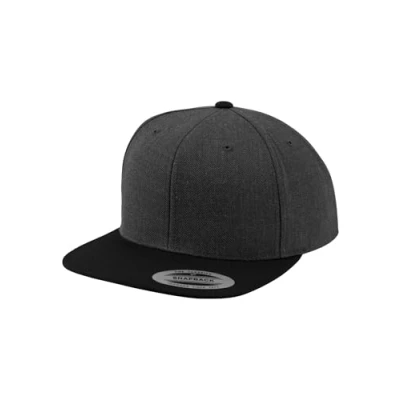 Image of Flexfit Classic Snapback 2TONE Cap, Size: One Size, Charcoal/black