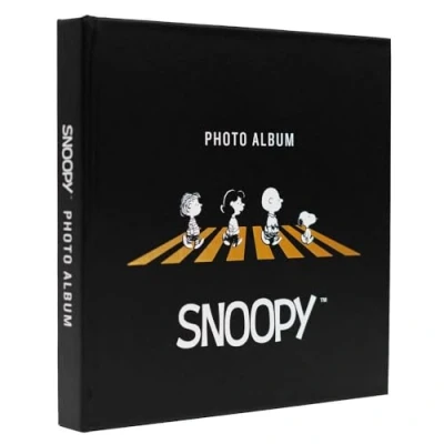 Image of Grupo Erik Snoopy Photo Album Self Adhesive Polaroid 6.3 x inches 16 cm 11 Double Sided Pages Hardcover Instax Gifts Merchandise