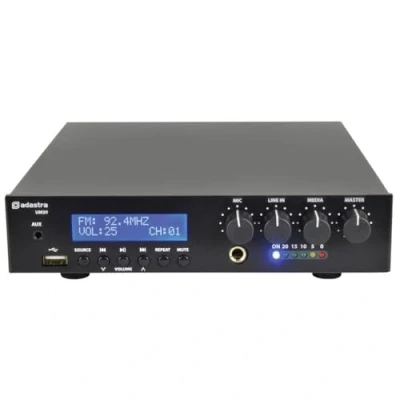 Image of Adastra Ultra Compact Mixer Amplifier With Bluetooth Wireless connectivity 30W