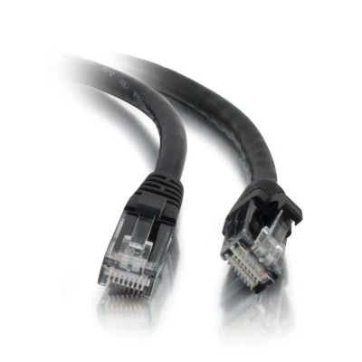 Image of C2G 1.5M BLACK Cat5e Ethernet RJ45 High Speed Network Cable, LAN Lead Unshielded PVC UTP Patch Cable