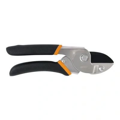 Image of Fiskars Anvil Pruner, 5/8 Inch Cut Capacity Branch Cutter with Power Lever Design That Provides 2X More on Every Cut, Best for Dry, Dead Stems and Small Branches