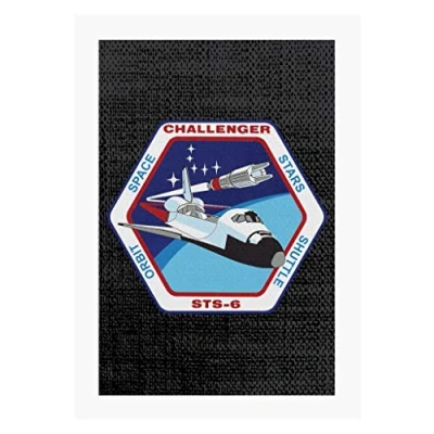 Image of Nasa STS 6 Space Shuttle Challenger Mission Patch A4 Print