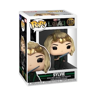Image of Funko POP! Marvel: Loki Sylvie With Cape Collectable Vinyl Figure Gift Idea Official Merchandise Toys for Kids &amp; Adults TV Fans Model Collectors and Display