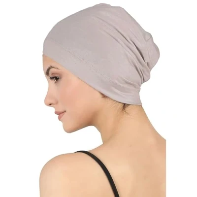 Image of Deresina Headwear Sleep Cap for Chemo, Hair Loss (Taupe)