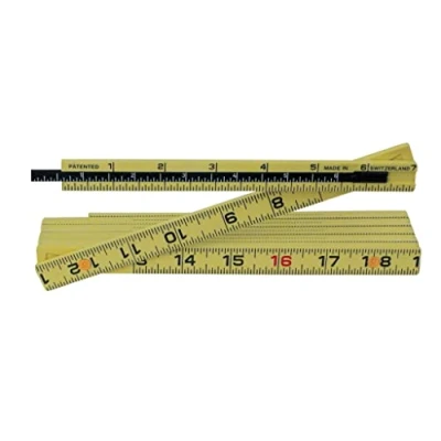 Image of Wiha 61620 Outside Reading 6 Inch Depth Extension Long Life MaxiFlex Folding Ruler, Foot