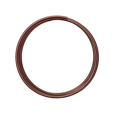Image of Vaessen Creative Aluminium wire 4mm 2m chocolate,
