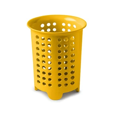 Image of Zeal Melamine Cutlery Drainer/Utensil Pot Mustard, One Size
