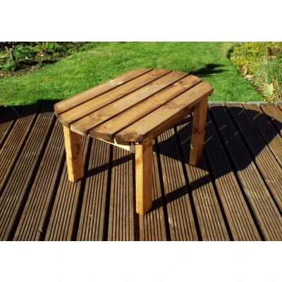 Image of Charles Taylor Hand Made Chunky Rustic Wooden Traditional Coffee Table
