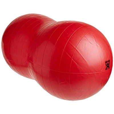 Image of CanDo 30 1728 Exercise roll / motoric Ball Peanut shaped fitness CanDo® red, 70 cm x 120