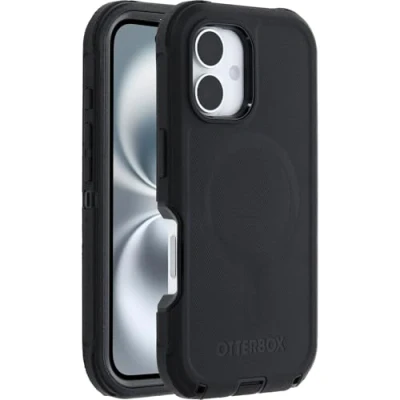 Image of OtterBox Defender XT PC Back Cover Black Magnetic Apple iPhone 16
