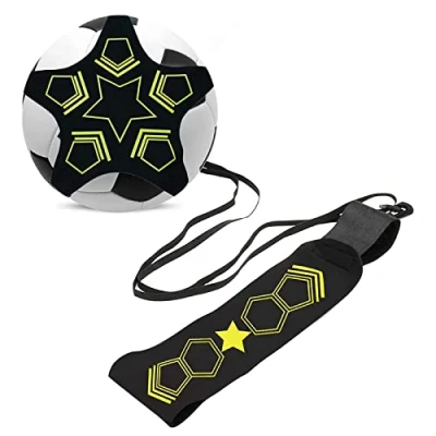Image of ULVBABI Kick Trainer, Soccer/Volleyball Training Equipment for Kids Adults, Solo Soccer Practice Aid, Pal Perfect Football Skills Improvement