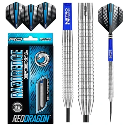 Image of RED DRAGON Razor Edge Original 24g Tungsten professional steel darts with flights and shafts
