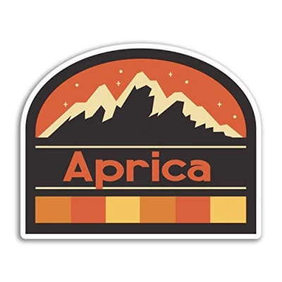 Image of 2 x 10cm Aprica Italy Vinyl Stickers Fun Travel Sticker Laptop Luggage #32929 (10cm Wide)