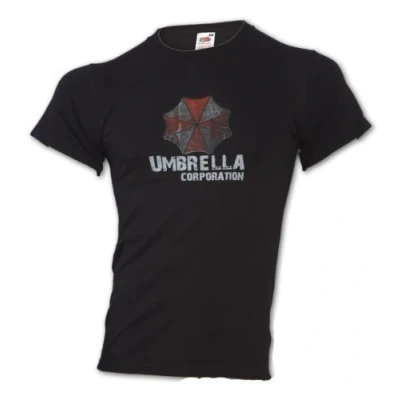 Image of T Shirt Umbrella Corporation Evil Game Movie Resident Tee Black, XL