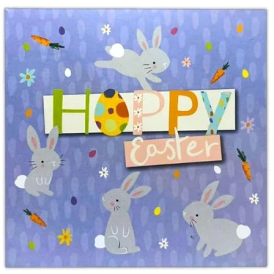 Image of 8 pack of Easter Cards, Open Mixed Cards (8Pcs Bunny And Chicks)