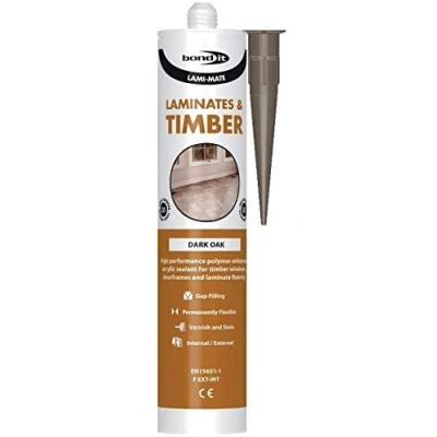 Image of Bond IT LAMI MATE Flexible SEALANT Gap Filler Dark Oak (1, Oak)