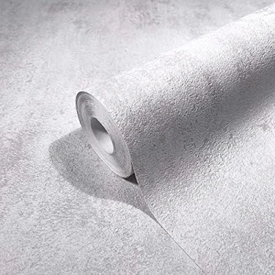 Image of Marburg Concrete Optic Wallpaper Grey Non Woven Plains Industrial for Living Room Bedroom 100% Made in Germany 10,05 x 0,53m