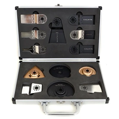 Image of Antler 13 Blades Case Set for Fein Multimaster Multi Talent Einhell Milwaukee Bosch Multitool