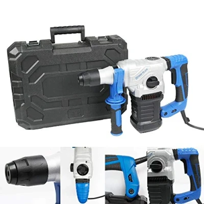 Image of 1500w Electric Rotary Hammer Drill SDS Impact Breaker Chisel Bits Kit Hand w/Case 5 Year Guarantee