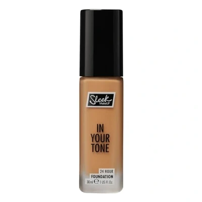 Image of Sleek MakeUP in Your Tone 24 Hour Foundation, Medium Buildable Coverage 30 Shades, Semi Matte Flawless Finish, 5W