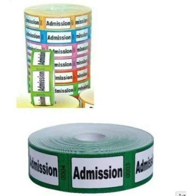 Image of 1 x 1000 ADMISSION Roll Tickets Numbered Door Entry Admittance Events Admit One