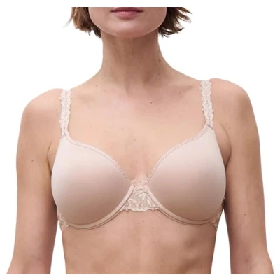 Image of Chantelle Champs Elysees Covering Memory BRA Underwired bra, Women&#039;s, Size: 36E, Dune
