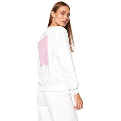 Image of Trendyol Women Regular fit Asymmetrical Crew neck Knitted Sweatshirt Weiß