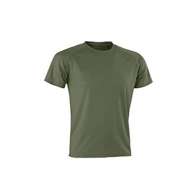 Image of Spiro Men Performance Aircool T Shirt Combat, X Small