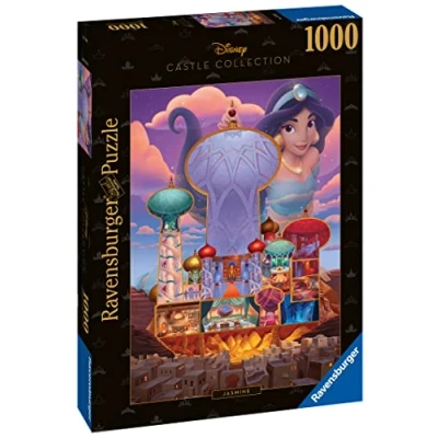 Image of Ravensburger Disney Castles Jasmine 1000 Piece Jigsaw Puzzles for Adults and Kids Age 12 Years Up Aladdin