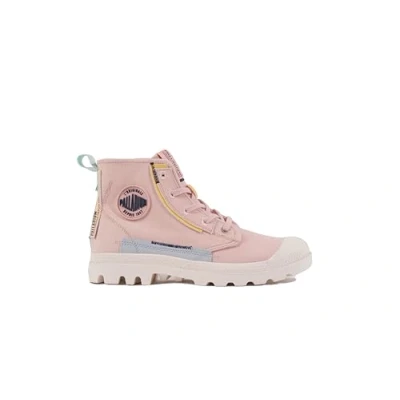 Image of Palladium Women&#039;s Pampa Underlayer Sneaker, Smoke Pink, 3.5 UK
