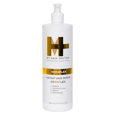 Image of My Hair Doctor Keraplex Instant Repair 500ml. Keratin Treatment, Miracle Bond Treatment For Damaged Hair, with Castor Oil &amp; Keratin. Pre Shampoo Vegan Friendly, 500ml
