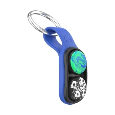 Image of PopSockets: PopPuck Trick Magnet and Fidget Toy with Two Magnetic Pucks Included Blue Jar