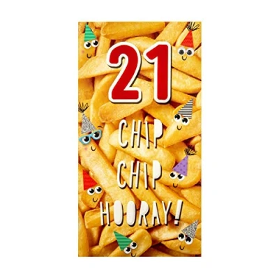 Image of Hallmark 21st Birthday Card Fun Photographic Design