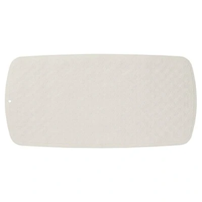 Image of Sealskin Rubelle Anti Slip Mat, Rubber, White, 37 x 0.4 75 cm