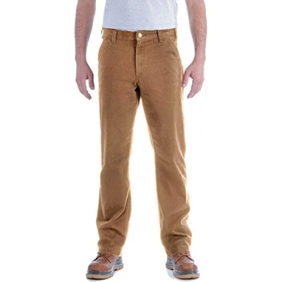 Image of Carhartt Men&#039;s Rugged Flex Straight Fit Duck Tapered Leg Utility Work Pant, Brown, 30W / 30L