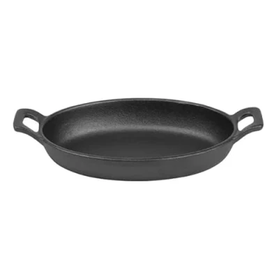 Image of Olympia Cast Iron Oval Eared Dish 180x120mm
