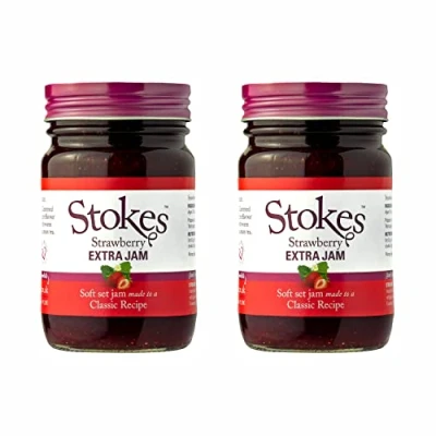 Image of Stokes Strawberry Extra Jam 340g Pack of 2