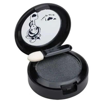Image of IMPALA Compact Powder Eyeshadow Shiny Black N11 Long Lasting, Highly Pigmented Bright and Lasting Colors Creamy Texture Pigments