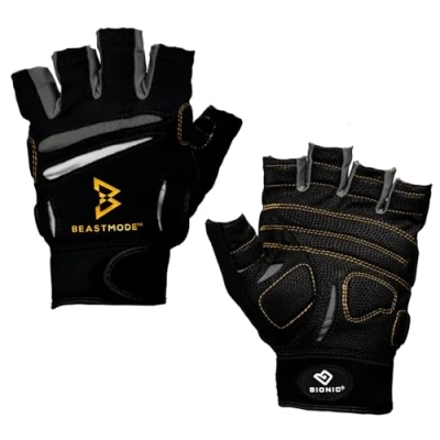 Image of Men&#039;s Beastmode Half Finger Fitness Gloves (Small)