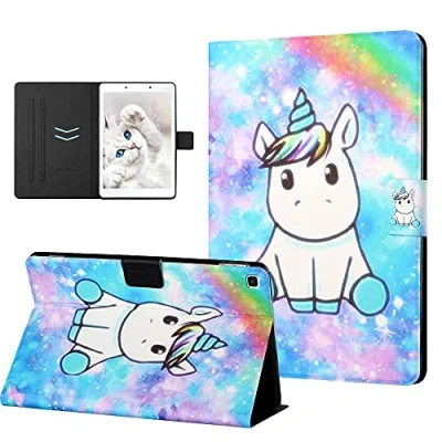Image of CASAFUNY Case for Samsung Galaxy Tab A 8.0 Inch 2019 SM T290 T295 T297 Tablet Protective with Stand Cover Inch, Unicorn
