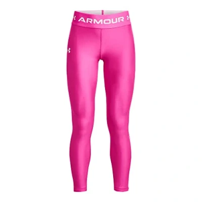 Image of Under Armour Girls Legging, Comfortable and Robust Gym Leggings, Lightweight Thermal Underwear, Girls&#039; Leggings with Compression Fit