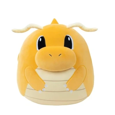 Image of Squishmallows Original Pokémon 14 Inch Dragonite Plush Ultrasoft Official Jazwares (Large)