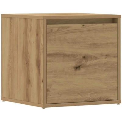 Image of vidaXL Box Drawer Artisan Oak 40.5x40x40 cm Engineered Wood