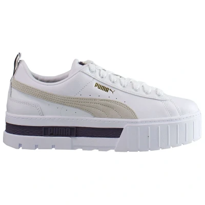 Image of Puma Women&#039;s Mayze Lth Wn&#039;s Sneaker, White White, 7.5 UK