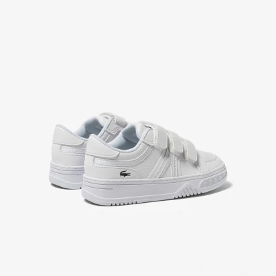 Image of Lacoste Boys Boy&#039;s Infants L001 Trainers in White Leather (archived) Size UK 7 Infant