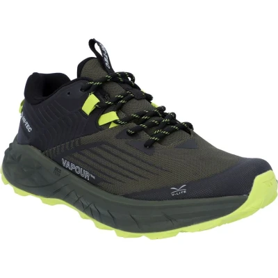 Image of HI TEC FUSE Trail Hiking shoes, Men&#039;s, Size: 7, Black/olive Textile/synthetics