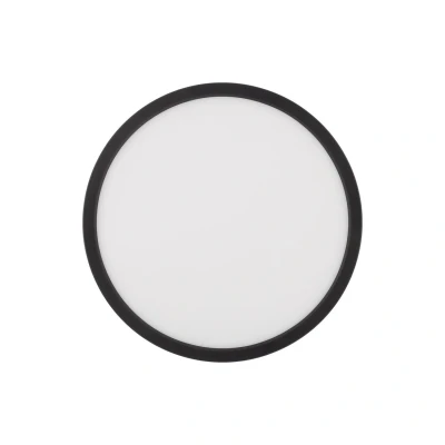 Image of TK Lighting Aqua LED panel, Ø 30 cm, black, metal/plastic, CCT dimmable